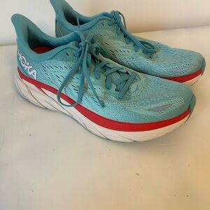 Hoka One One Clifton 8 Aquarelle Women’s Size 9  Tennis Shoes